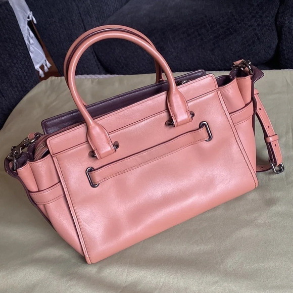 Coach Swagger 27 Satchel Dusty Rose - Picture 3 of 7